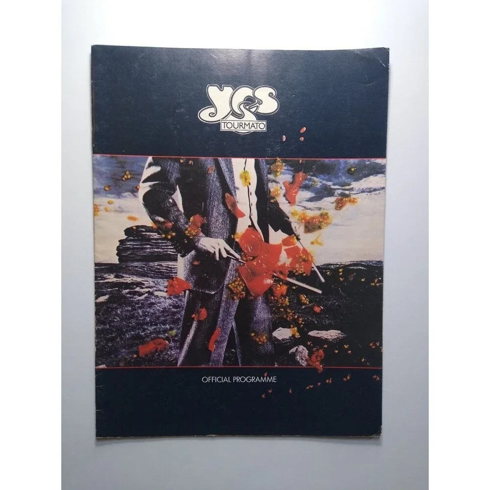 Vintage 1978 Yes Tourmato Official Tour Programme Concert Book Prog Rock Program